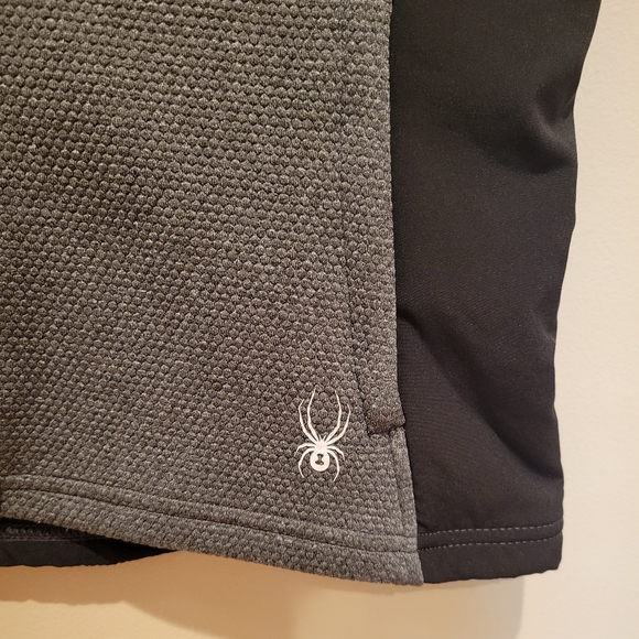 Spyder Gray Zip-Up fleece vest - Picture 7 of 14